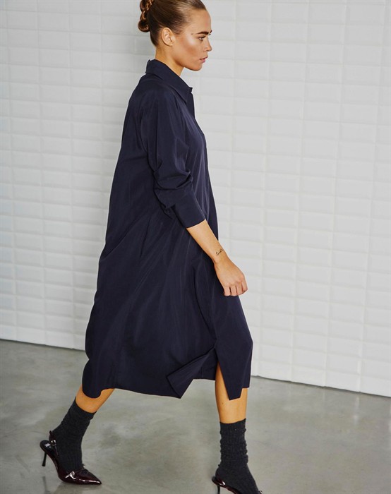 Joline WBL Midi Kjole - Midnight Blue